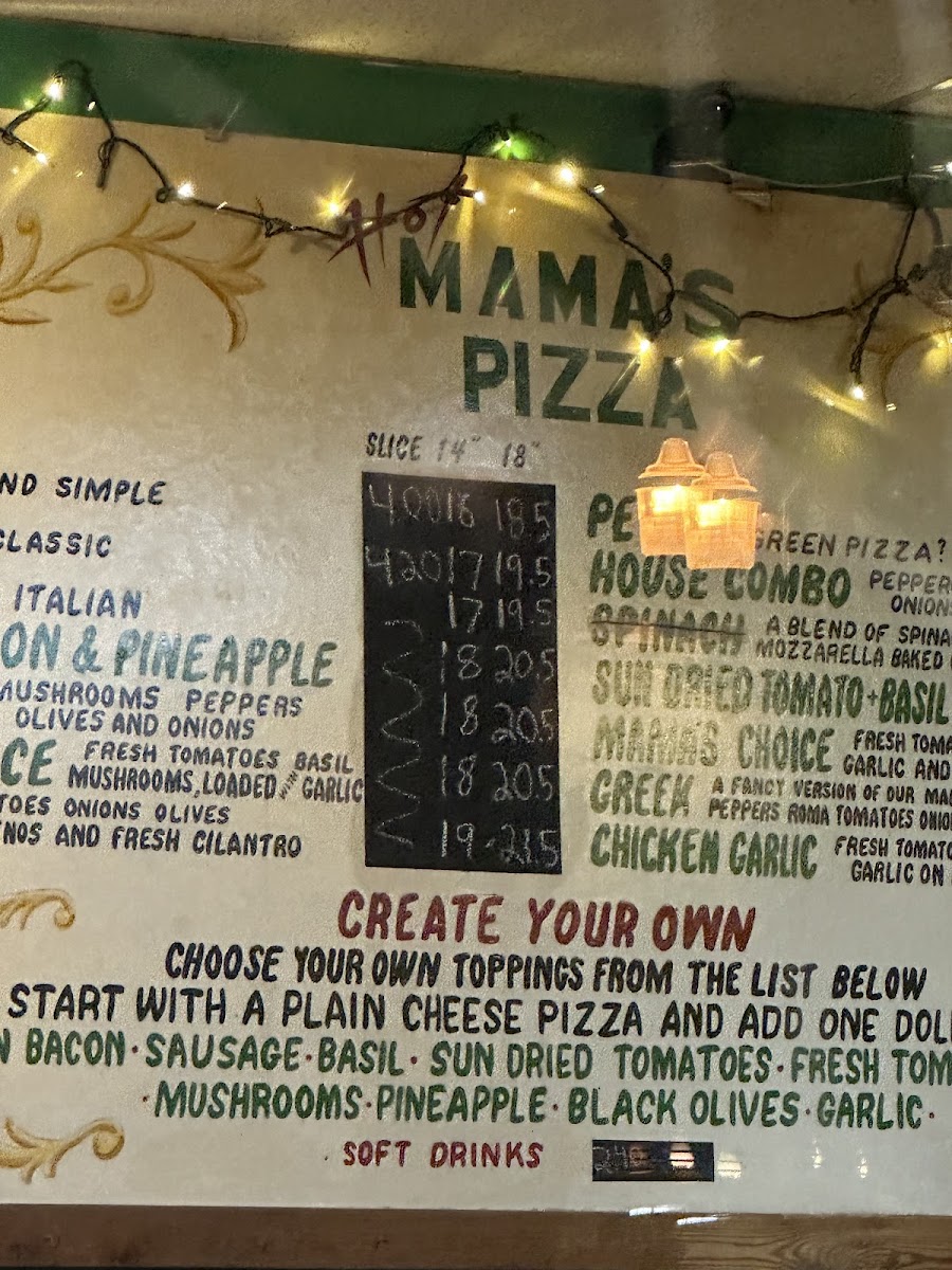 Hot Mama's Pizza Menu - Image 2