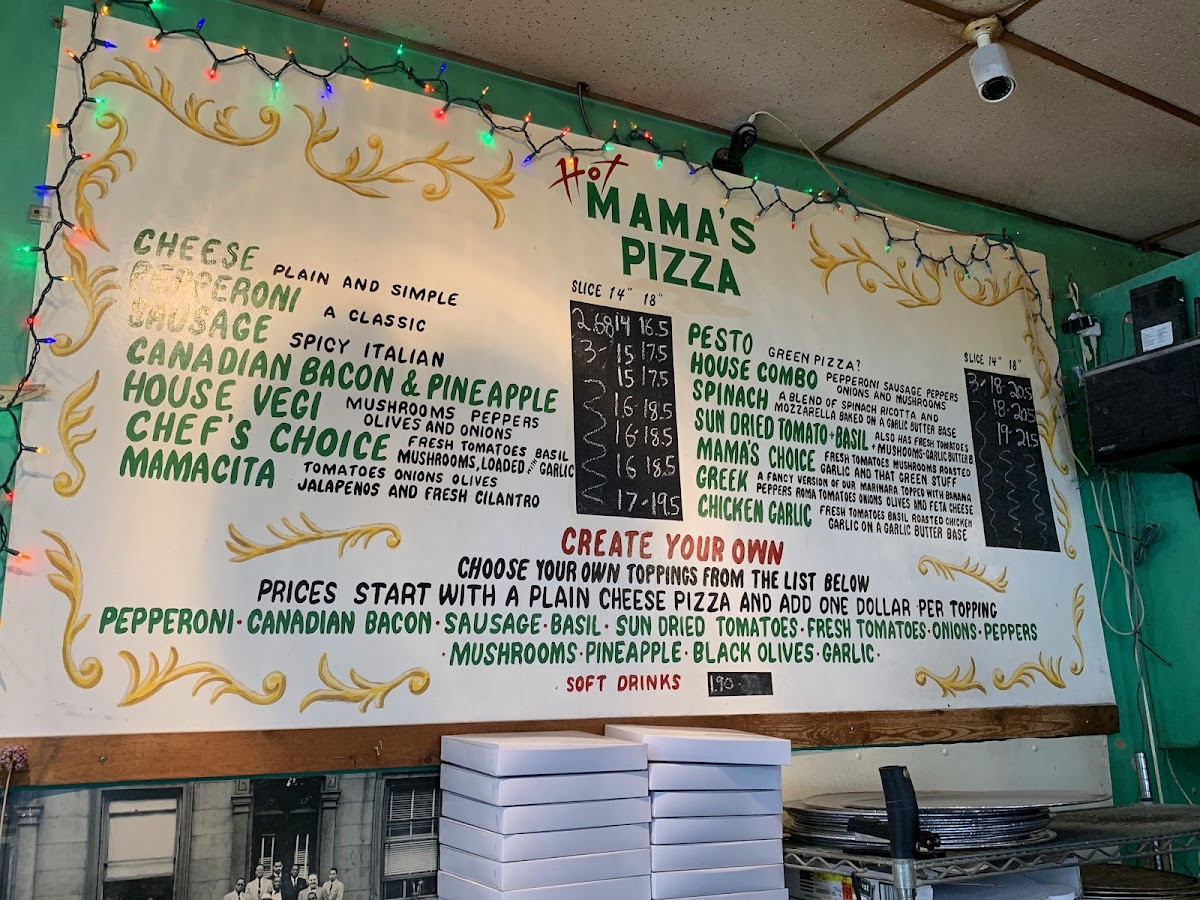 Hot Mama's Pizza Menu - Image 3
